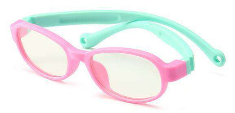 VCKA Kids Ultra-light Silicone Eyeglasses Frame Anti-blue Blocking Glasses Computer Goggles UV400 Eyewear Frames Child