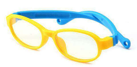 VCKA Kids Ultra-light Silicone Eyeglasses Frame Anti-blue Blocking Glasses Computer Goggles UV400 Eyewear Frames Child