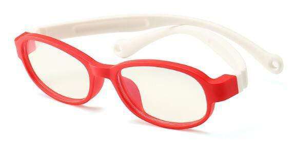 VCKA Kids Ultra-light Silicone Eyeglasses Frame Anti-blue Blocking Glasses Computer Goggles UV400 Eyewear Frames Child