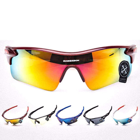 Unisex Cycling Eyewear Sunglasses Polarized UV400 Bicycle Glasses Bike Eyewear Windproof Goggles Outdoor Sport Cycling Equipment