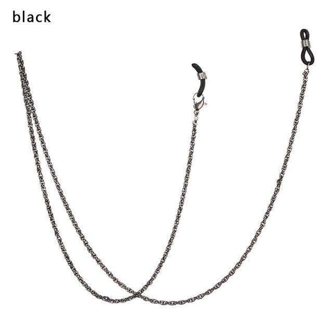 61cm Unisex Non-slip Sunglasses Lanyard Strap Necklace Metal Eyeglass Glasses Chain Cord For Reading Glasses Adjustable Strap
