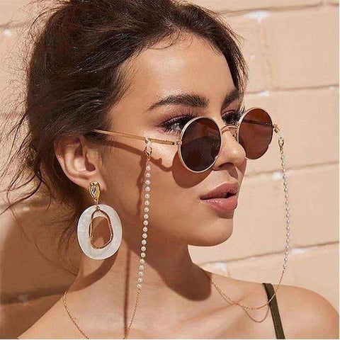2019 New Fashion Eye Glasses Sunglasses beading Vintage Chain Holder Lanyard Necklace Sunglasses Necklace Eyeglass Lanyard Strap
