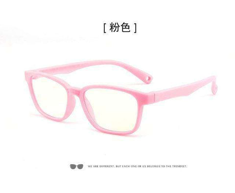 Uv Protection Glasses Kids Blue Light Blocking Glasses Flexible Anti Eyestrain Glasses Computer Eyeglasses For Boys Girls