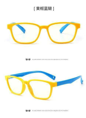 Uv Protection Glasses Kids Blue Light Blocking Glasses Flexible Anti Eyestrain Glasses Computer Eyeglasses For Boys Girls