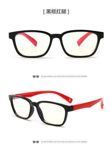 Uv Protection Glasses Kids Blue Light Blocking Glasses Flexible Anti Eyestrain Glasses Computer Eyeglasses For Boys Girls