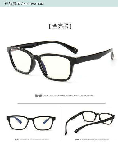 Uv Protection Glasses Kids Blue Light Blocking Glasses Flexible Anti Eyestrain Glasses Computer Eyeglasses For Boys Girls