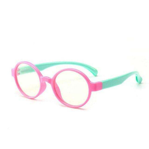 Uv Protection Glasses Kids Blue Light Blocking Glasses Flexible Anti Eyestrain Glasses Computer Eyeglasses For Boys Girls