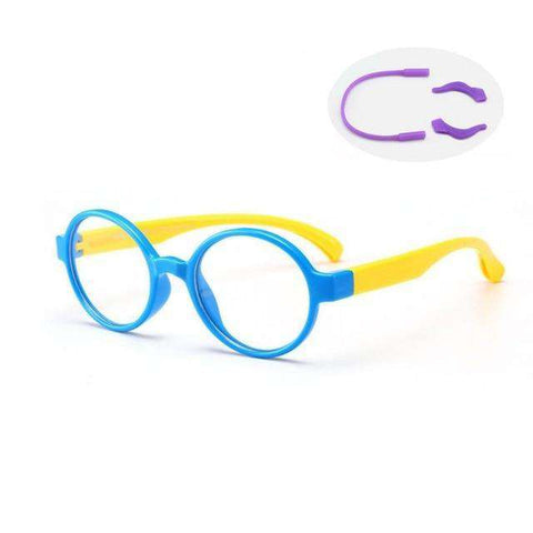 Uv Protection Glasses Kids Blue Light Blocking Glasses Flexible Anti Eyestrain Glasses Computer Eyeglasses For Boys Girls