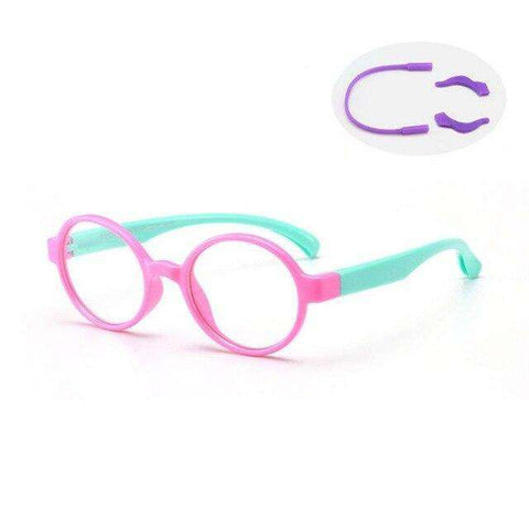 Uv Protection Glasses Kids Blue Light Blocking Glasses Flexible Anti Eyestrain Glasses Computer Eyeglasses For Boys Girls
