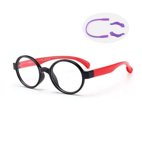 Uv Protection Glasses Kids Blue Light Blocking Glasses Flexible Anti Eyestrain Glasses Computer Eyeglasses For Boys Girls