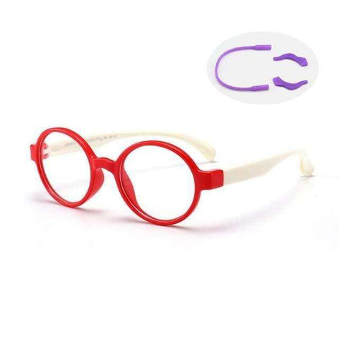 Uv Protection Glasses Kids Blue Light Blocking Glasses Flexible Anti Eyestrain Glasses Computer Eyeglasses For Boys Girls