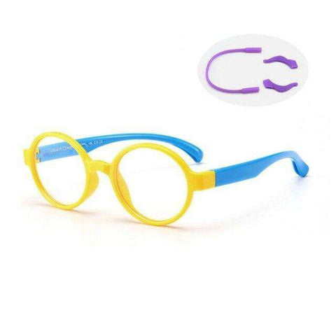 Uv Protection Glasses Kids Blue Light Blocking Glasses Flexible Anti Eyestrain Glasses Computer Eyeglasses For Boys Girls