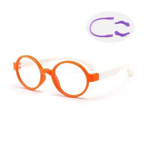 Uv Protection Glasses Kids Blue Light Blocking Glasses Flexible Anti Eyestrain Glasses Computer Eyeglasses For Boys Girls