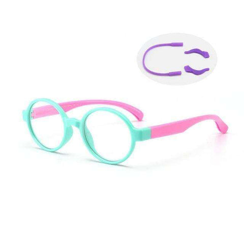 Uv Protection Glasses Kids Blue Light Blocking Glasses Flexible Anti Eyestrain Glasses Computer Eyeglasses For Boys Girls