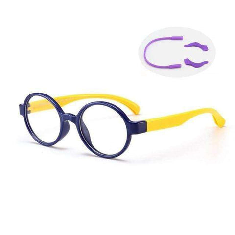 Uv Protection Glasses Kids Blue Light Blocking Glasses Flexible Anti Eyestrain Glasses Computer Eyeglasses For Boys Girls