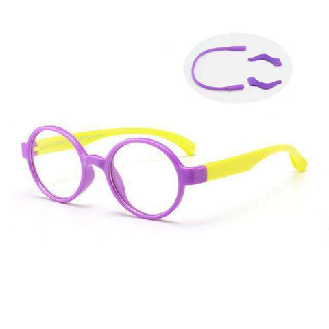 Uv Protection Glasses Kids Blue Light Blocking Glasses Flexible Anti Eyestrain Glasses Computer Eyeglasses For Boys Girls