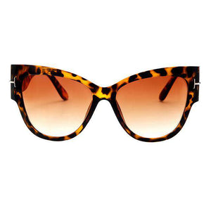 2019 New Brand Sunglasses Women Luxury Designer T Fashion Black Cat Eye oversized Sunglasses Female Gradient Sun Glasses oculos