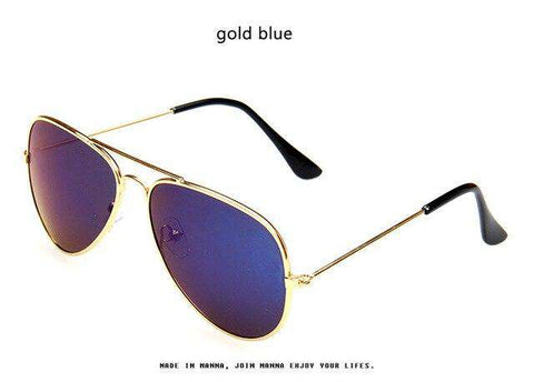 Brand Child Sunglasses Mirror Glasses Metal Pilot Sunglasses For Girl Boy Kids Sunglasses Girls Children Glasses Frame Goggles