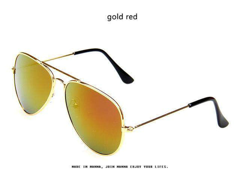 Brand Child Sunglasses Mirror Glasses Metal Pilot Sunglasses For Girl Boy Kids Sunglasses Girls Children Glasses Frame Goggles