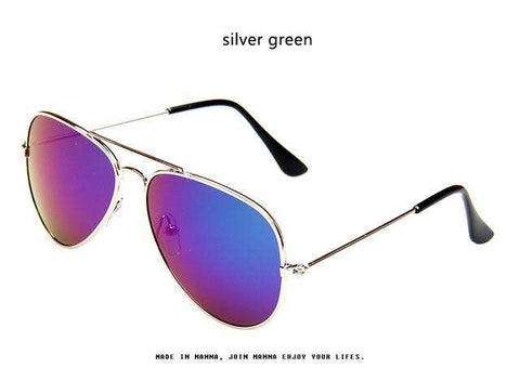 Brand Child Sunglasses Mirror Glasses Metal Pilot Sunglasses For Girl Boy Kids Sunglasses Girls Children Glasses Frame Goggles