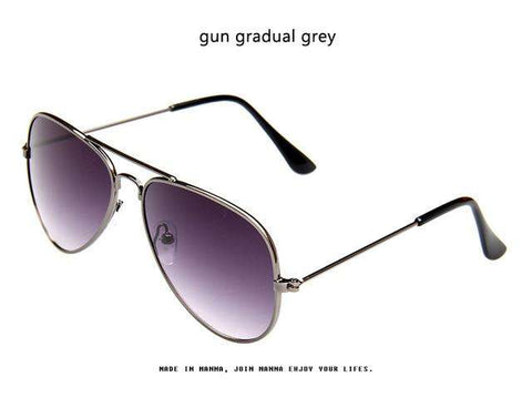 Brand Child Sunglasses Mirror Glasses Metal Pilot Sunglasses For Girl Boy Kids Sunglasses Girls Children Glasses Frame Goggles