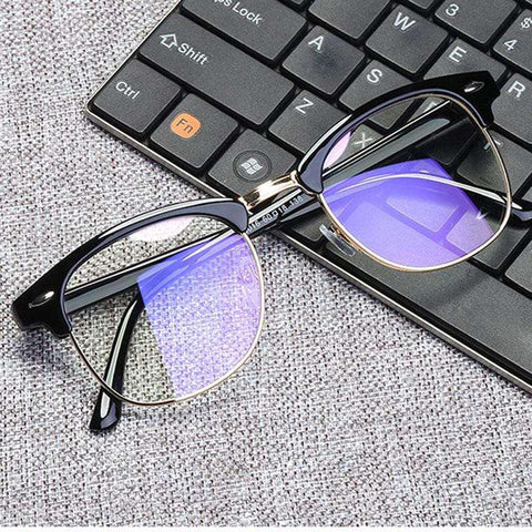 Women Anti Blue Rays Glasses Men Square Computer Eyeglasses Frame Protection Blue Light Blocking Unisex Working Eyewear 2019