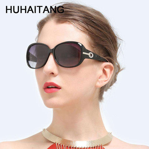 HUHAITANG Luxury Brand Classic Women Sunglasses Designer Vintage Driving Sun Glasses For Womens Outdoor Shades Sunglases Ladies