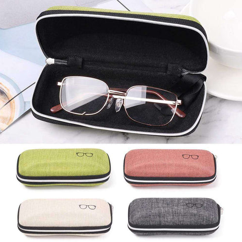 New 1Pcs EVA Eyewear Cases Cover Sunglasses Case For Women Fashion Glasses Box With Lanyard Zipper Eyeglass Cases Hard