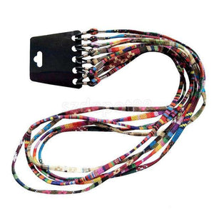 5Pcs Colorful Cotton Sunglasses Strap Eyeglass Chain Cord Reading Glasses Chain String Holder Neck Cord Eyewear Glasses Necklace