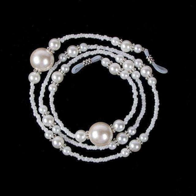 1PC Fashion White Pearl Beaded Sunglass Reading Glasses Eyeglasses Chain Sunglasses accessories  Eyeglasses Holder Rope