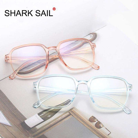 SHARK SAIL Anti Blue Rays Computer Glasses Women Blue Light Coating Gaming Glasses Men Unisex Harmful Light Blocking Eyewear