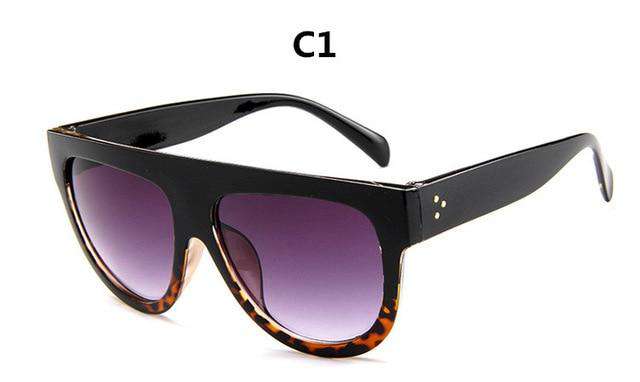 DJXFZLO 2020 Gafas Fashion Women Sunglasses Brand Designer Luxury Vintage Sun glasses Big Full Frame Eyewear Women Glasses