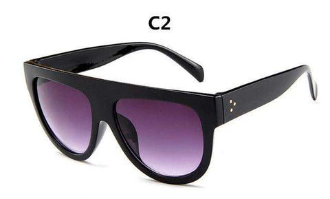 DJXFZLO 2020 Gafas Fashion Women Sunglasses Brand Designer Luxury Vintage Sun glasses Big Full Frame Eyewear Women Glasses