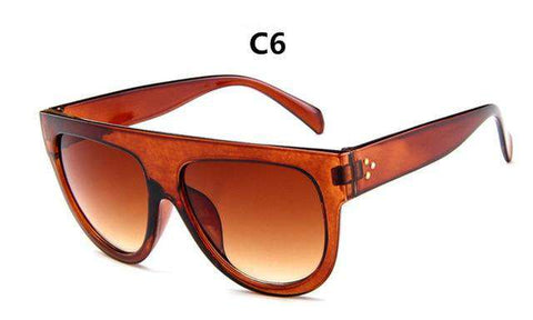 DJXFZLO 2020 Gafas Fashion Women Sunglasses Brand Designer Luxury Vintage Sun glasses Big Full Frame Eyewear Women Glasses