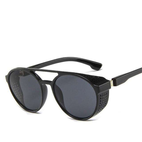LeonLion 2019 Punk Retro Sunglasses Men Brand Designer Sunglasses Men Designer Glasses for Men Punk Lunette Soleil Homme UV400
