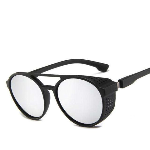 LeonLion 2019 Punk Retro Sunglasses Men Brand Designer Sunglasses Men Designer Glasses for Men Punk Lunette Soleil Homme UV400