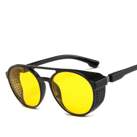 LeonLion 2019 Punk Retro Sunglasses Men Brand Designer Sunglasses Men Designer Glasses for Men Punk Lunette Soleil Homme UV400