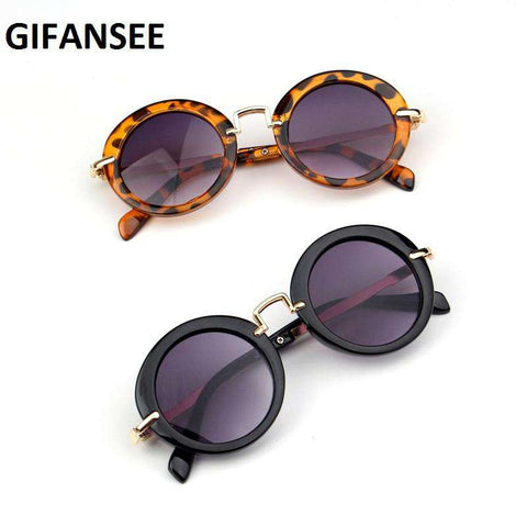 GIFANSEE round metal frame sunglasses Children baby Boys Girls UV400 kids toddler glasses Eyewear Shades Goggles