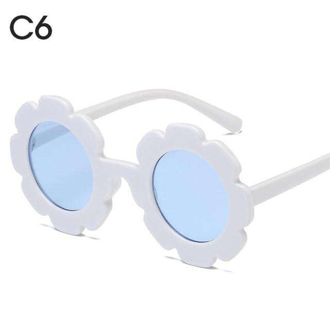 Kilig Vintage Kids Sunglasses Child Sun Glasses Round Flower Gafas Baby Children UV400 Sport Sunglasses Girls Boys Oculos De Sol