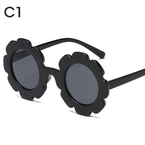 Kilig Vintage Kids Sunglasses Child Sun Glasses Round Flower Gafas Baby Children UV400 Sport Sunglasses Girls Boys Oculos De Sol