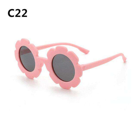 Kilig Vintage Kids Sunglasses Child Sun Glasses Round Flower Gafas Baby Children UV400 Sport Sunglasses Girls Boys Oculos De Sol