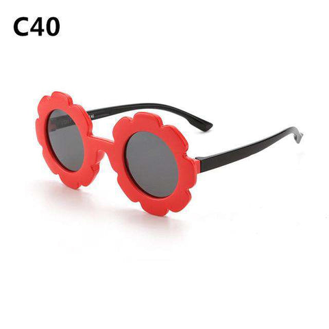 Kilig Vintage Kids Sunglasses Child Sun Glasses Round Flower Gafas Baby Children UV400 Sport Sunglasses Girls Boys Oculos De Sol