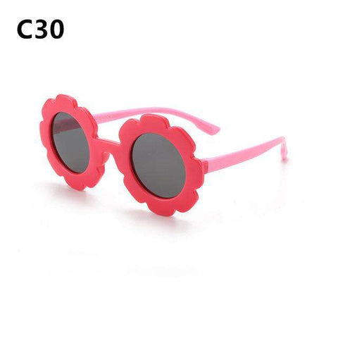 Kilig Vintage Kids Sunglasses Child Sun Glasses Round Flower Gafas Baby Children UV400 Sport Sunglasses Girls Boys Oculos De Sol