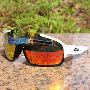 POC Crave 4 Lens Airsoft Blade sports Cycling Sunglasses Polarized Men Sport Road Mtb Mountain Bike Glasses Eyewear
