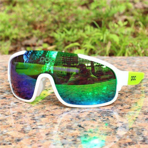 POC Crave 4 Lens Airsoft Blade sports Cycling Sunglasses Polarized Men Sport Road Mtb Mountain Bike Glasses Eyewear