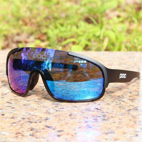 POC Crave 4 Lens Airsoft Blade sports Cycling Sunglasses Polarized Men Sport Road Mtb Mountain Bike Glasses Eyewear