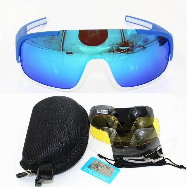 POC Crave 4 Lens Airsoft Blade sports Cycling Sunglasses Polarized Men Sport Road Mtb Mountain Bike Glasses Eyewear