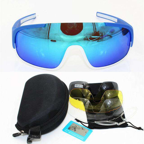 POC Crave 4 Lens Airsoft Blade sports Cycling Sunglasses Polarized Men Sport Road Mtb Mountain Bike Glasses Eyewear