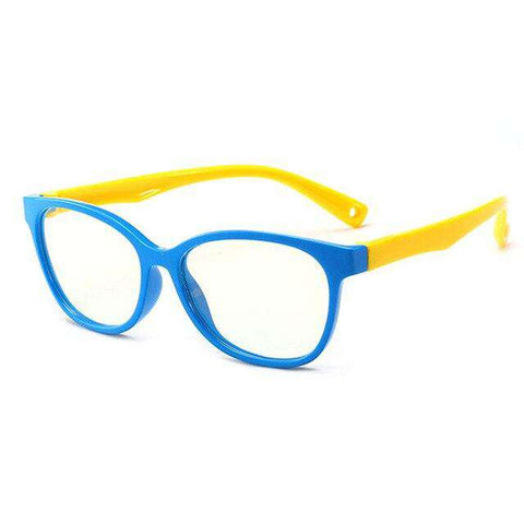 Square Blue Light Kids Glasses Optical Frame 2019 Children Boy Girls Computer Transparent Blocking Anti Reflective Eyeglasses UV