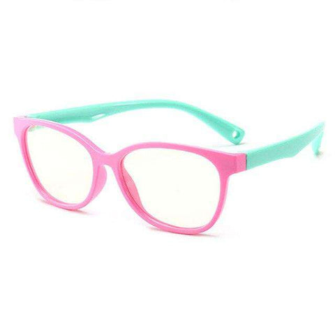 Square Blue Light Kids Glasses Optical Frame 2019 Children Boy Girls Computer Transparent Blocking Anti Reflective Eyeglasses UV